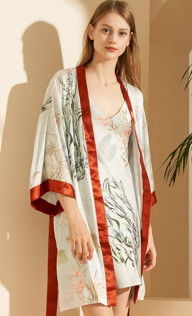 Lotus Robe Slip Set - Rada and Rane